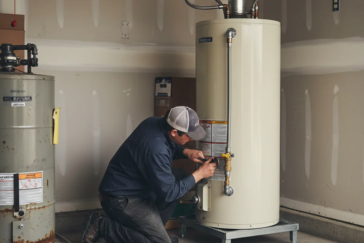 Water heater and shutoff valve replacement in Richfield Springs