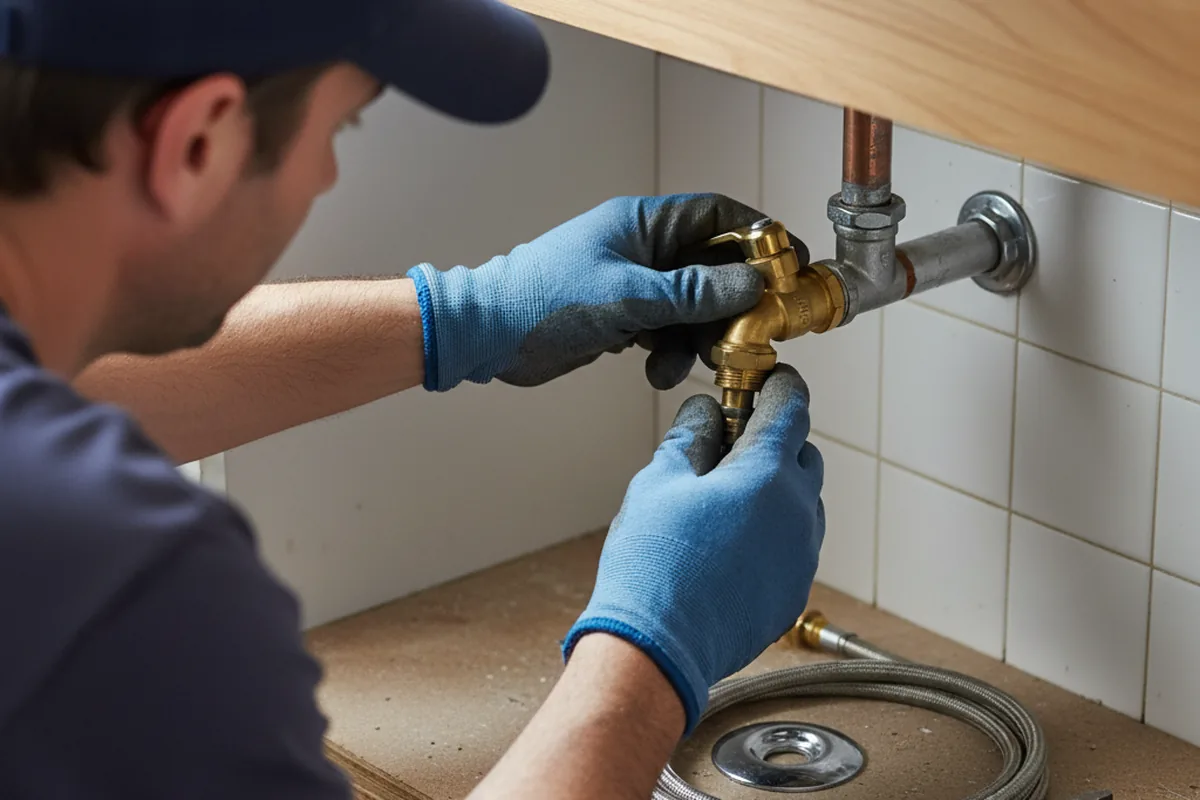 Shutoff valve and fitting work during Faucet and Fixture Repair in Richfield Springs